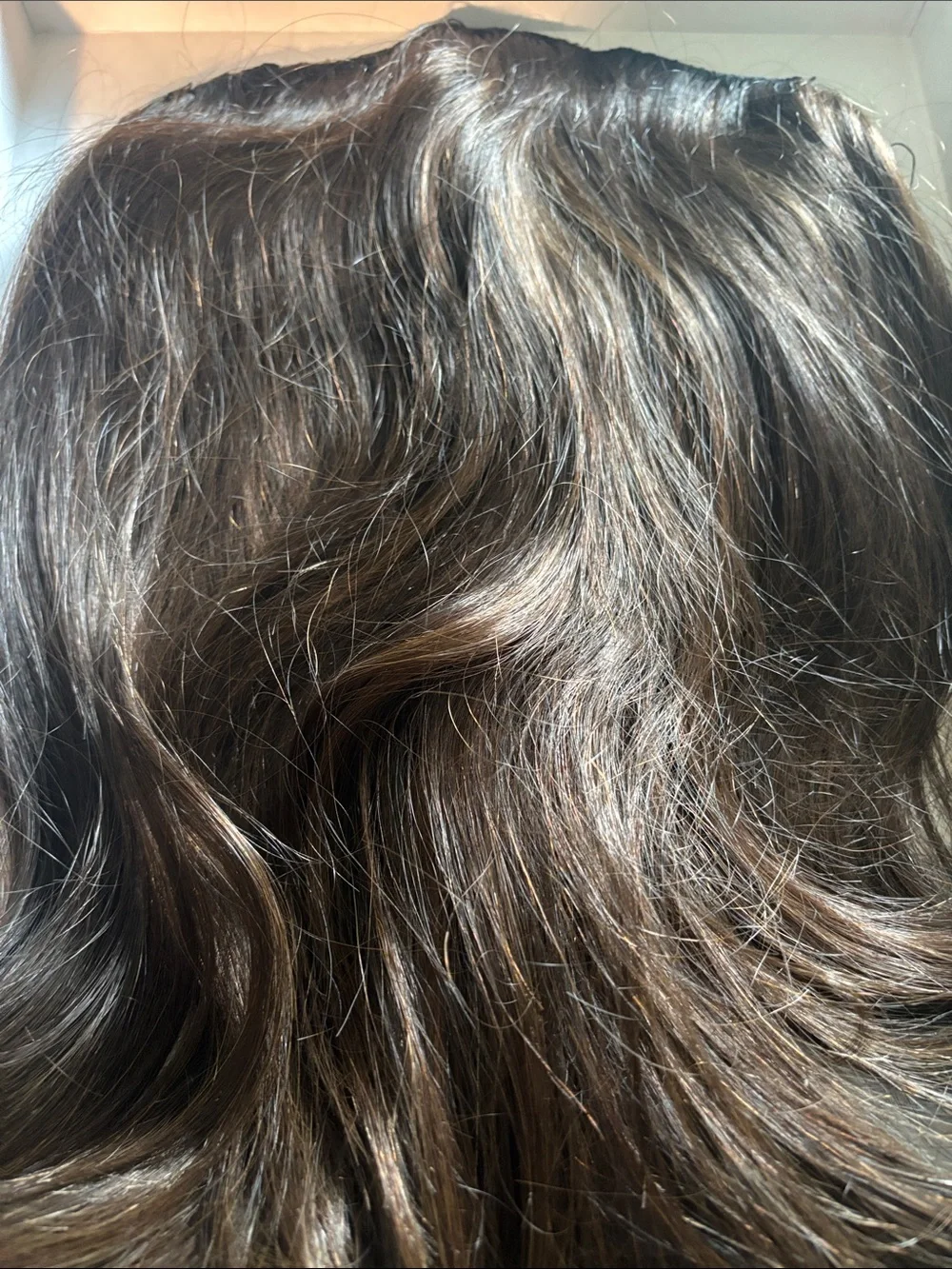 Dark Brown Women's Clip-In Hair Extension - Natural Look